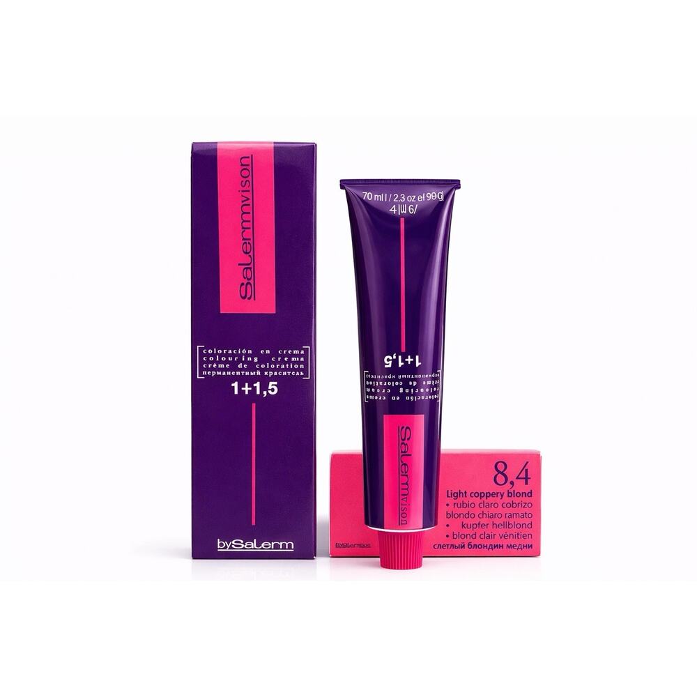 Salerm Vision Hair Color 8.4 Light Copper Blonde 75ml 2.3 Fl.oz